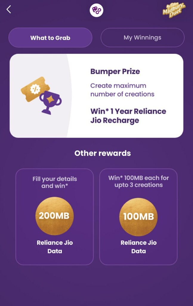 Win Free 1GB Jio Data From MyJio Madbury Duet Offer Bonus Zon